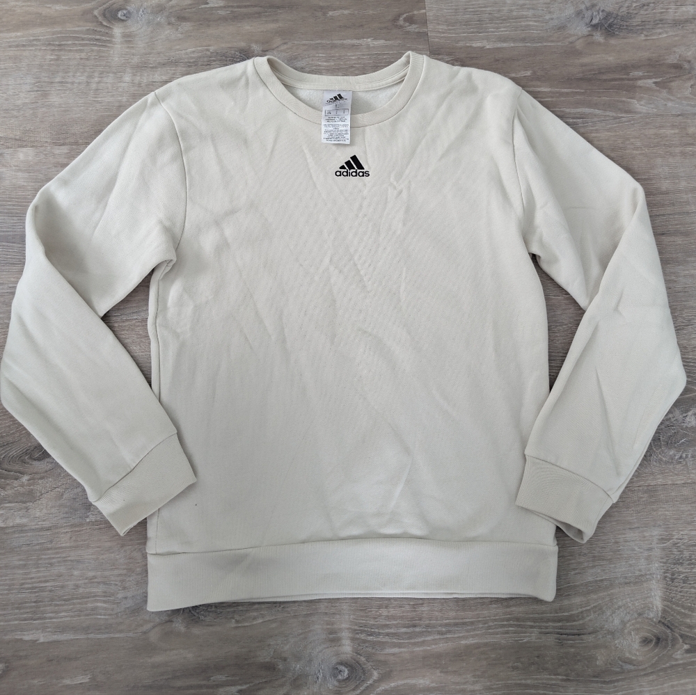 Adidas Boy's Cream Crewneck